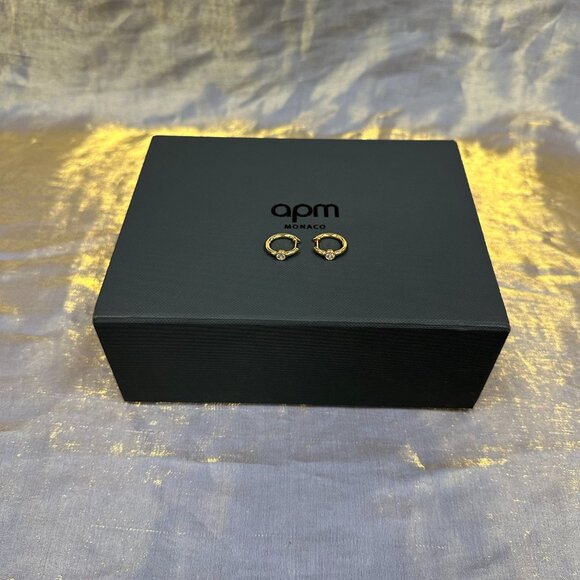 APM Monaco Eclat Gold Earrings - Picture 5 of 5